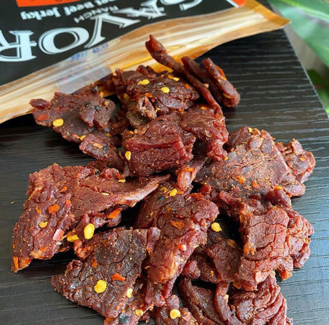 JerkyGent Beef Jerky Savor Hot BBQ