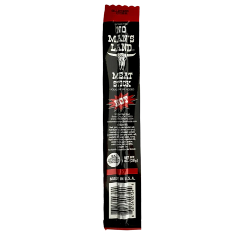 No Man's Land Meat Stick Hot, 1.0-oz