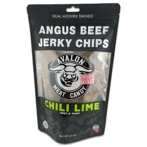 Avalon Jerky Crisps Chili Lime Flavored