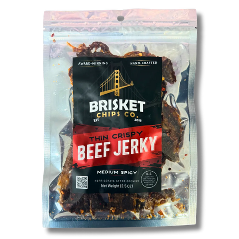 Brisket Chips Co - Bay Area Specialty Jerky - thin and crispy brisket beef jerky