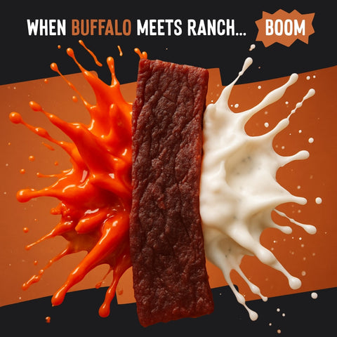 Buffalo Ranch Avalanche Beef Jerky, 2.0-oz