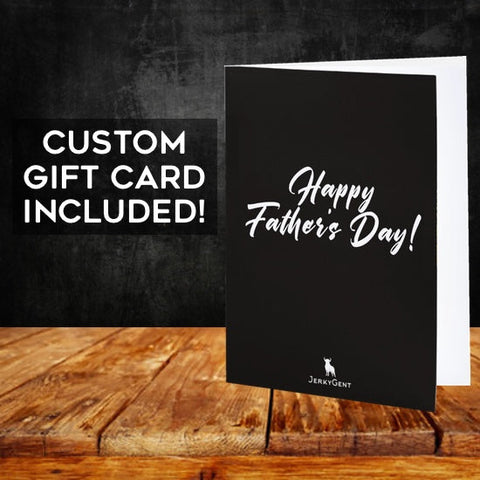 Father's Day Beef Jerky Gift Box Card