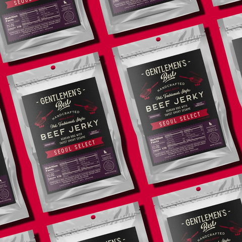 Gentlemen's Best Seoul Select Beef Jerky Mockup