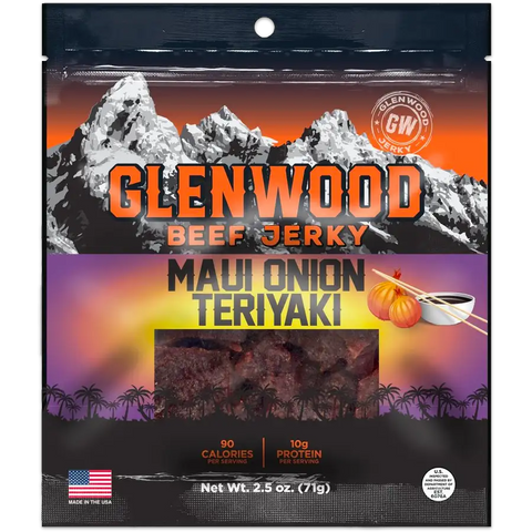 Glenwood Beef Jerky Maui Onion Teriyaki