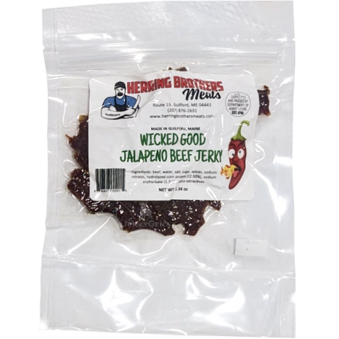 Herring Brothers Wicked Good Jalapeno Beef Jerky, 1.34-oz