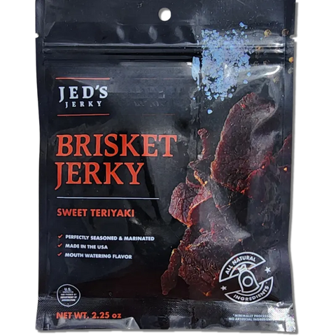Jed's Jerky Sweet Teriyaki Beef Brisket Jerky