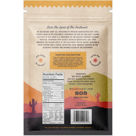 Mojave Jerky Co. Signature Southwestern Beef Jerky