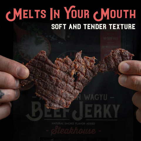 Meat Artisan Australian Wagyu Beef Jerky Steakhouse, 3.0-oz