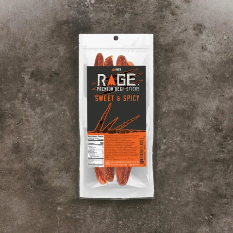 Rage Sweet & Spicy Beef Sticks