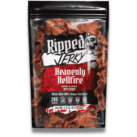 Ripped Jerky Heavenly Hellfire Sweet & Spicy Beef Jerky