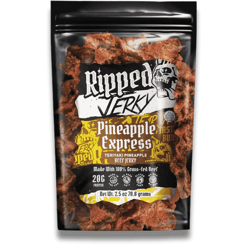 Ripped Jerky Pineapple Express Teriyaki Pineapple Beef Jerky