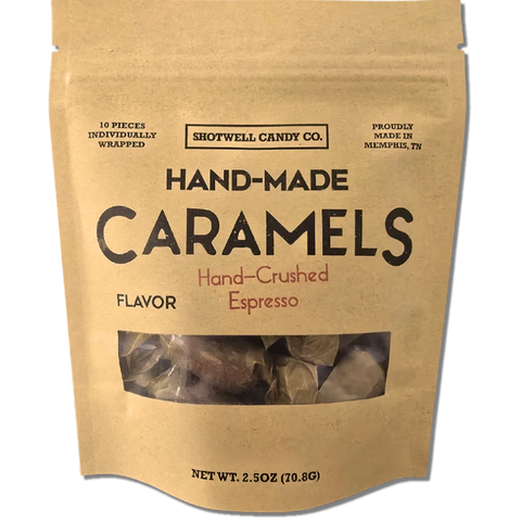Shotwell Candy Co. Hand-Crushed Espresso Caramels