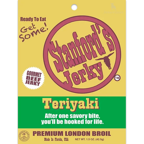 Stanford's Jerky Teriyaki London Broil Beef Jerky