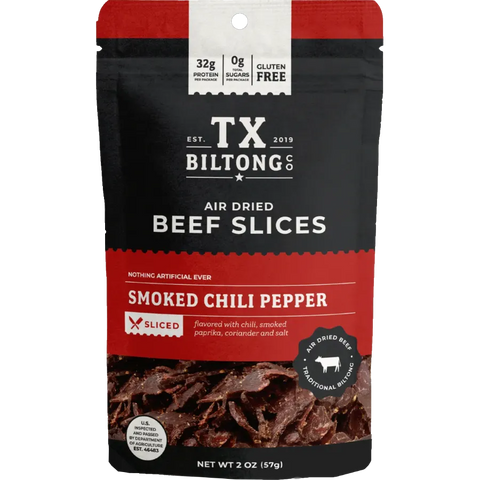 TX Biltong Co Smoked Chili Pepper Biltong