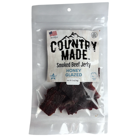 Country Made Smoked Beef Jerky Honey Glazed, 2.0-oz