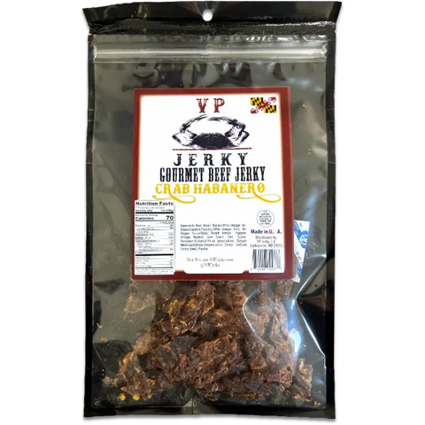 Crab Habanero Old Bay Seasoned Beef Jerky