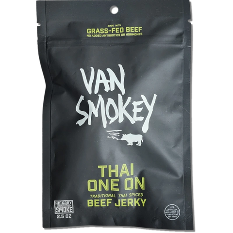 Van Smokey Thai One On Traditional Thai Spiced Beef Jerky