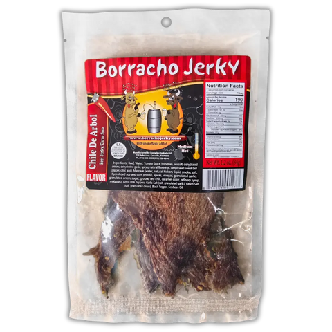Borracho Jerky Chile De Arbol, 1.2-oz