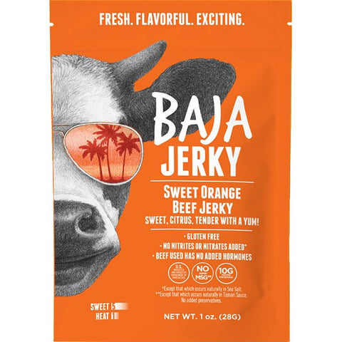 Baja Jerky Sweet Orange Flavored Beef Jerky