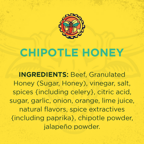 Vacadillos Chipotle Honey Ingredients