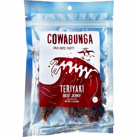 Cowabunga Teriyaki Beef Jerky Front