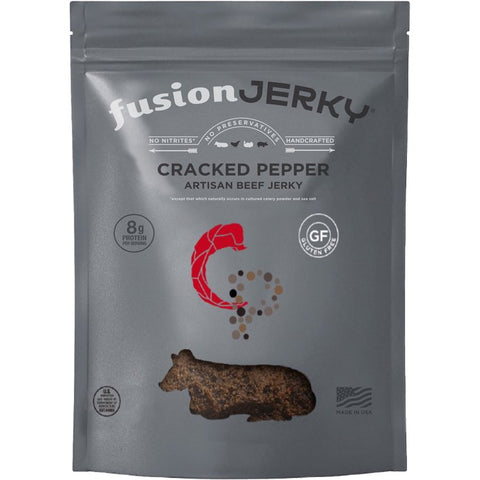Fusion Jerky Cracked Pepper Artisan Beef Jerky