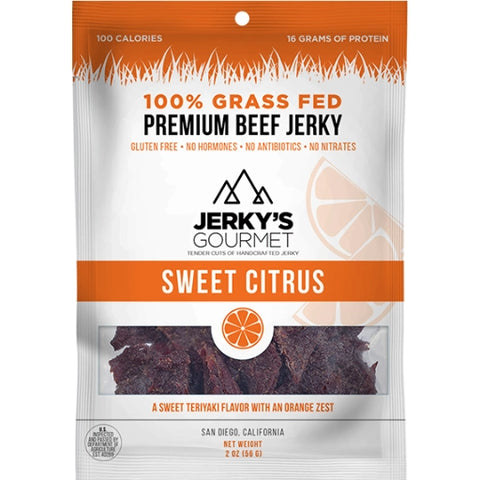 Jerky's Gourmet Sweet Citrus Beef Jerky