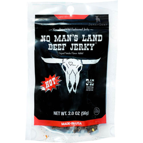 No Man's Land Beef Jerky Hot