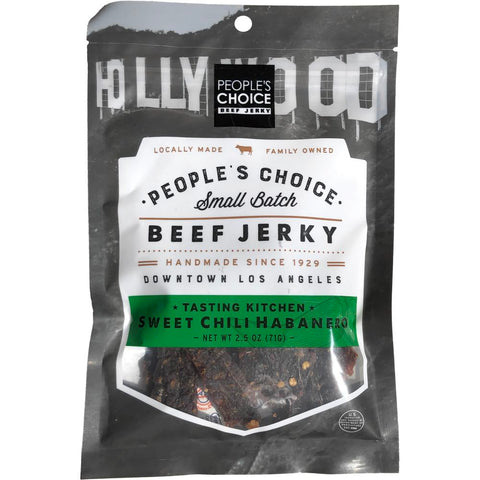 Peoples Choice Sweet Chili Habanero Beef Jerky Front