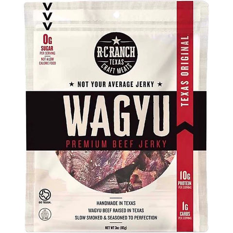 RC Ranch Texas Original Wagyu Beef Jerky