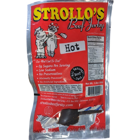 Strollo's Beef Jerky Hot
