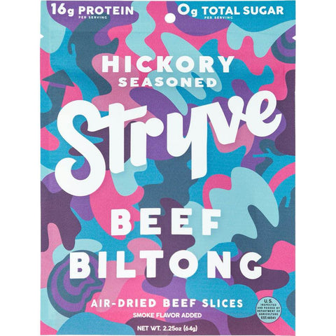 Stryve Hickory Seasoned Beef Biltong