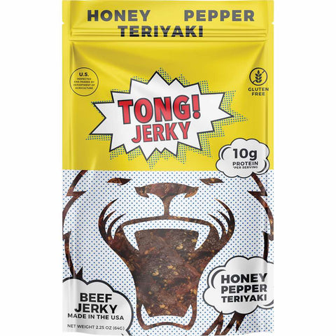 Tong! Honey Pepper Teriyaki Beef Jerky