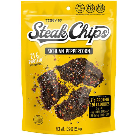 Tony B's Steak Chips Sichuan Peppercorn Flavored