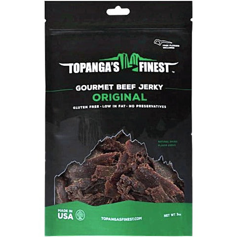 Topanga's Finest Gourmet Beef Jerky Original Flavor