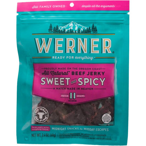 Werner Sweet and Spicy Beef Jerky