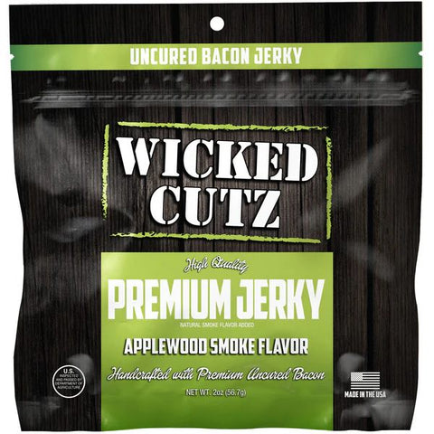 Wicked Cutz Applewood Smoked Bacon Jerky