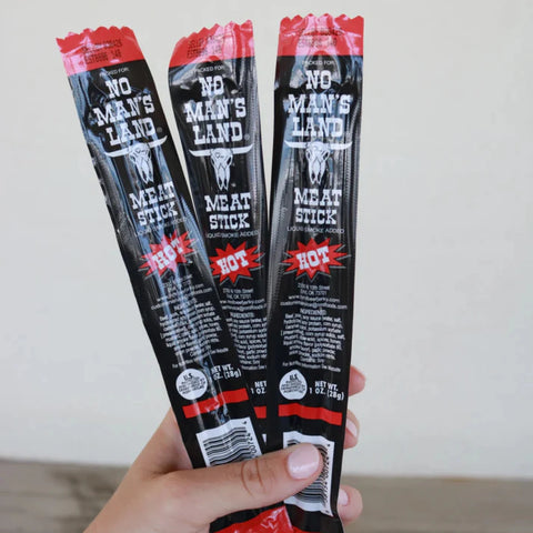 No Man's Land Meat Stick Hot, 1.0-oz