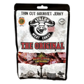 Avalon Meat Candy's Original flavor thin-cut gourmet beef jerky, inspired by Las Vegas and Hawaiian culture.