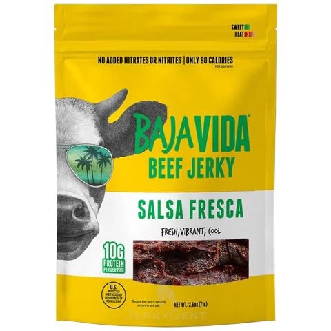 Baja Vida Jerky Salsa Fresca Flavored Beef Jerky