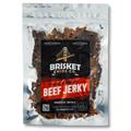 Brisket Chips Co. thin crispy beef jerky package on a white background