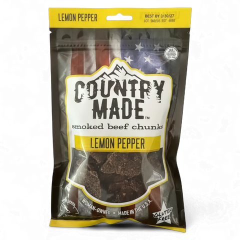 Country Made Smoked Beef Jerky Lemon Pepper, 3.0-oz
