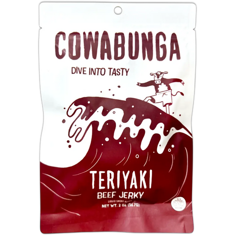 Cowabunga Teriyaki Beef Jerky Front