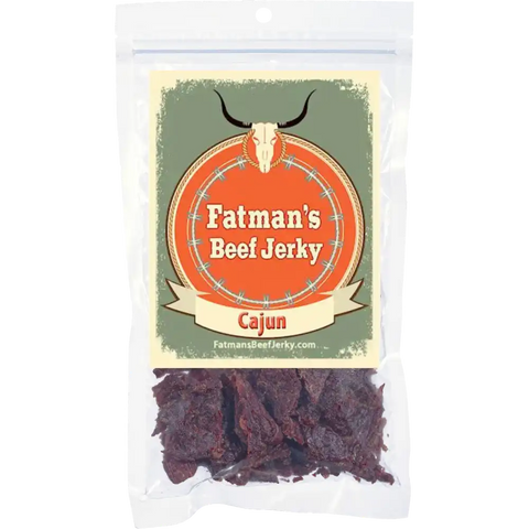 Fatmans Beef Jerky Cajun Flavored
