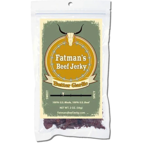 Fatman's Beef Jerky Butter Garlic