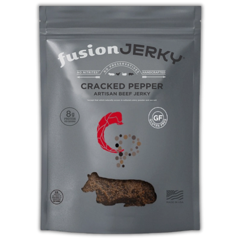 Fusion Jerky Cracked Pepper Beef Jerky