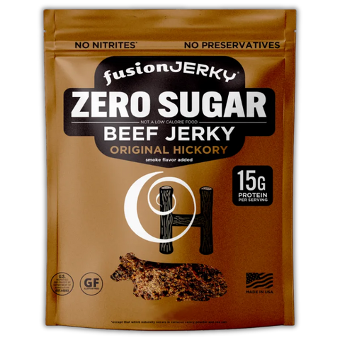 Fusion Jerky Original Hickory Zero Sugar Beef Jerky