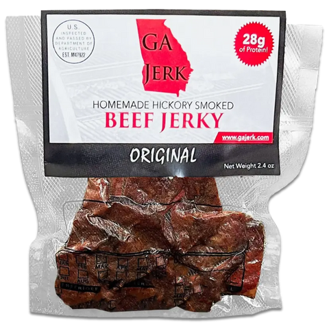 GA Jerk Homemade Hickory Smoked Original Beef Jerky