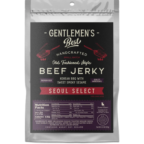 Gentlemen's Best Seoul Select Beef Jerky