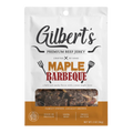 Bag of Gilbert’s Premium Maple Barbecue Jerky, 2 oz – bold smoky beef with a sweet maple twist